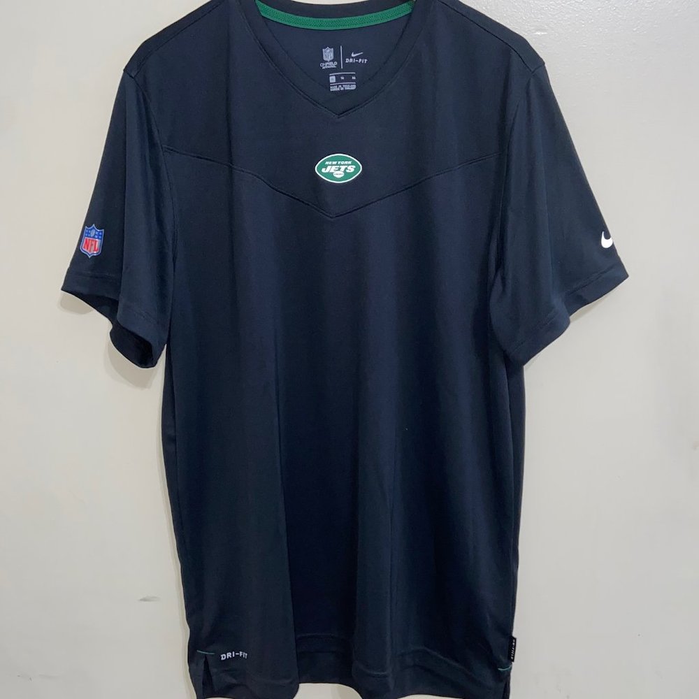 Nike NFL New York Jets Team Issue On-Field Sideline Player Shirt Men XL CW8883